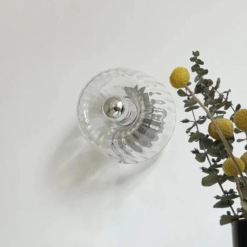 Modern Geometric Glass Wall Light