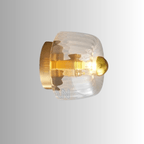 Modern Geometric Glass Wall Light