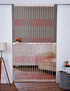 Pvc Fancy Sparkling Striped Heart Beads String Full Door Curtain For