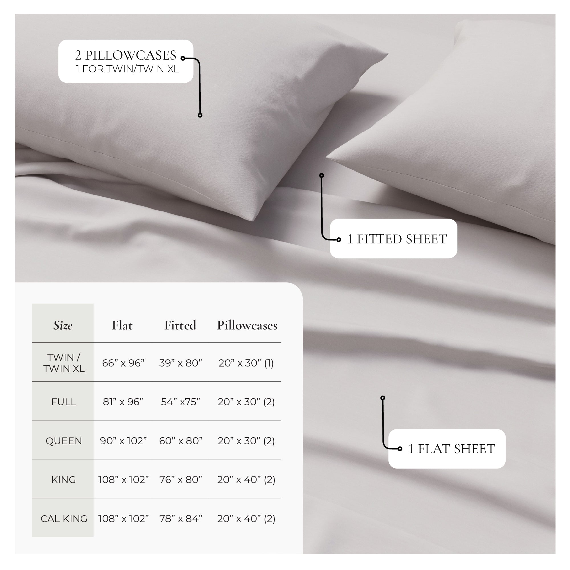 Viscose from Bamboo & Cotton Blend Jersey Knit Sheets