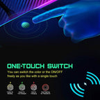 GIM Wireless Charging RGB Gaming Mouse Pad 10W  (Refurbished)