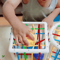 Rainbow Shape & Color Sorter Game