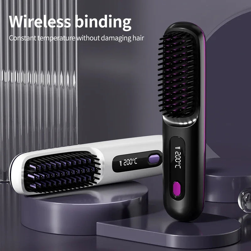 Glissara | Wireless Hair Stylers | USB Charging Function & LCD Screen | Ceramic & Ionic Technology