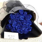Sparkling Everlasting Rose Bouquet - Romantic Artificial Flowers