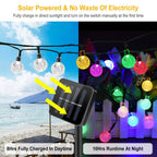 Globe String Solar Lights 30 Ball