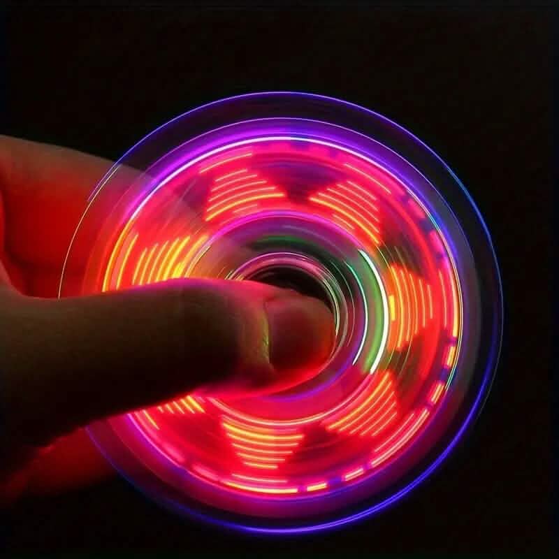 Glow-in-the-Dark LED Fidget Spinner