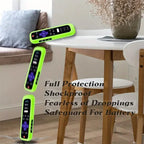 Glow-in-the-Dark Silicone Remote Cover With Lanyard