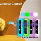 Glow-in-the-Dark Silicone Remote Cover With Lanyard