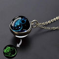 Glow-in-the-Dark Zodiac Pendant Necklace