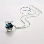 Glow-in-the-Dark Zodiac Pendant Necklace
