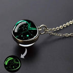 Glow-in-the-Dark Zodiac Pendant Necklace