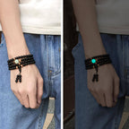 Dragon Charm Luminous Beaded Bracelet