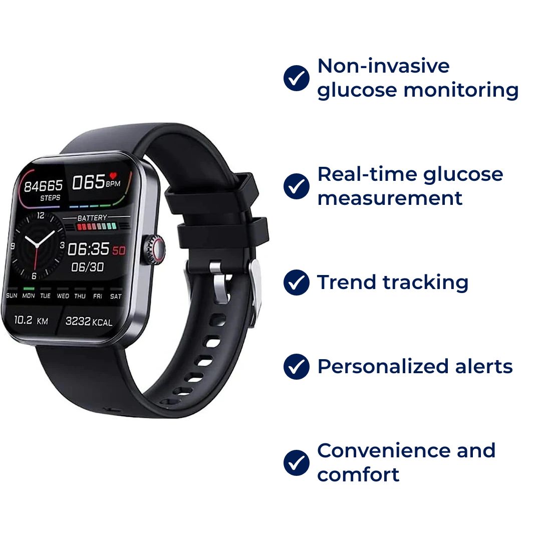 Niki Smartwatch | Continuous Glucose Tracking & Alerts