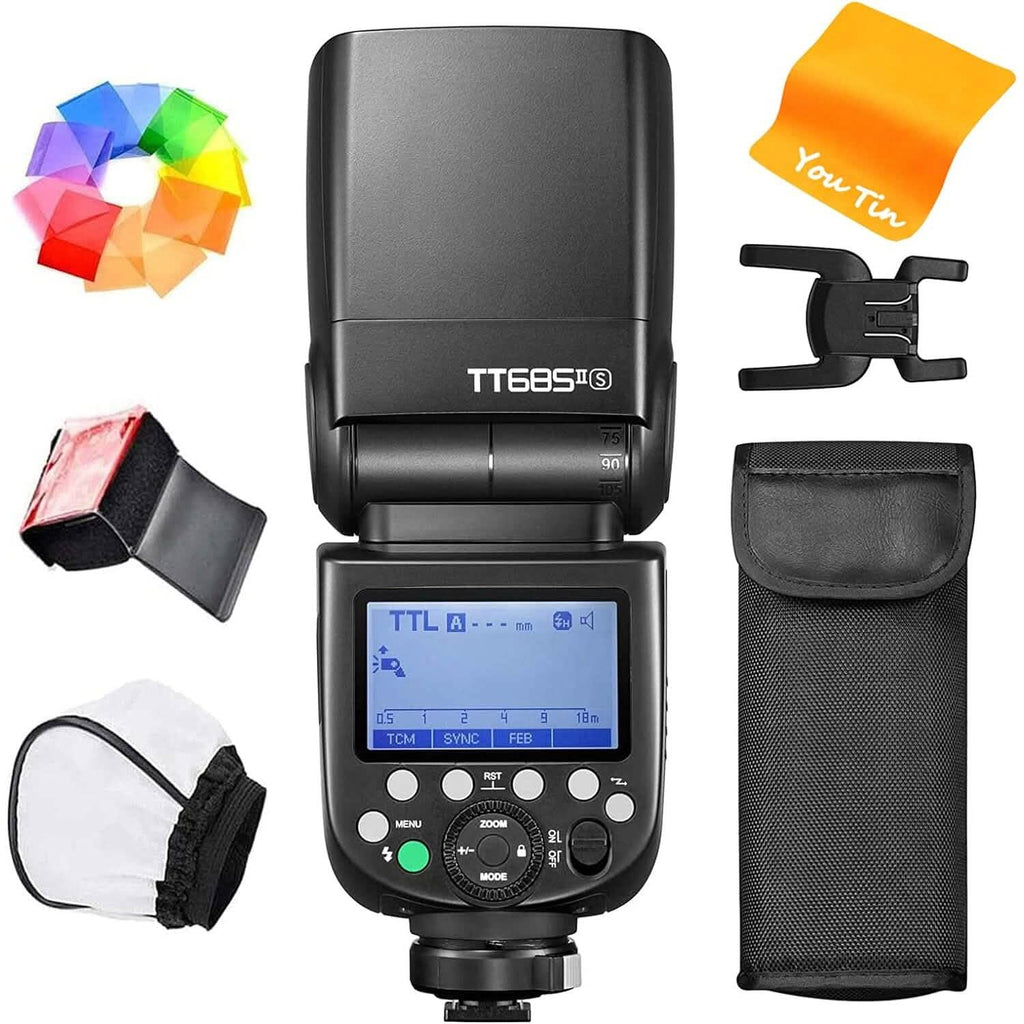 Godox Camera Flash Speedlight for Sony TT685IIS TT685II-S 2.4G Wireless HSS GN60 Flash  (Refurbished)
