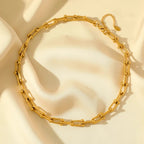 Gold Link Jewelry Set