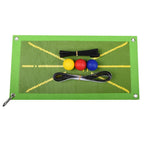 Golf Training Mat for Swing Detection Batting Path Feedback