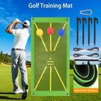Golf Training Mat for Swing Detection Batting Path Feedback