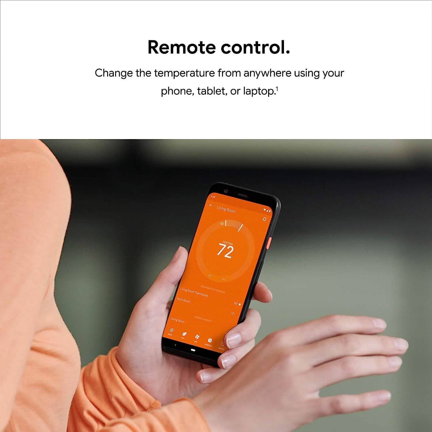 Google Nest Learning Thermostat - Smart Wi-Fi Thermostat (Refurbished)