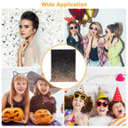 Gradual Glitter Black Gold Bokeh Spots Photography Background
