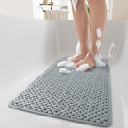 Secure grip bathtub mat: non-slip and washable