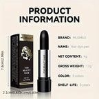Hair Color Dye Stick, Long-lasting Coverage Of White Grey Hair