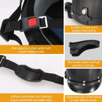 Half Motorcycle Helmet with Pilot Goggles