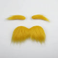 Halloween Accessories Adhesive Mustache Eyebrows Set Costume