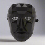 Halloween Costume Adult Guard Mask Jumpsuit Outfit