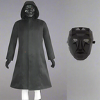 Halloween Costume Adult Guard Mask Jumpsuit Outfit