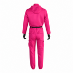 Halloween Costumes Hooded Jumpsuit Mask Outfit Set