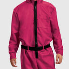 Halloween Costume Jumpsuit Mask Party Outfit
