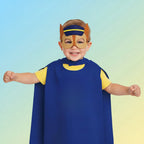 Halloween Costumes Kids Cape Mask Costume Set