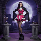 Halloween Costumes Long Sleeve Dress Vampire Outfit