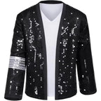 Halloween Costumes Sequin Jacket Set Performance Outfit