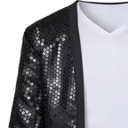 Halloween Costumes Sequin Jacket Set Performance Outfit