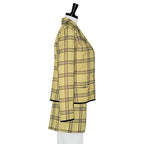 Halloween Costumes Womens Plaid Blazer Skirt Set
