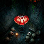 Halloween Decoration Bat Lamp Spooky Home Accent