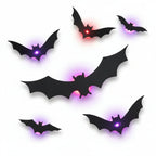Halloween Decoration LED Bat Lights Wall Art Display