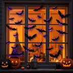 Halloween Decoration LED Bat Lights Wall Art Display