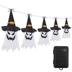Halloween Ghost Witch Hat Hanging Light Lantern