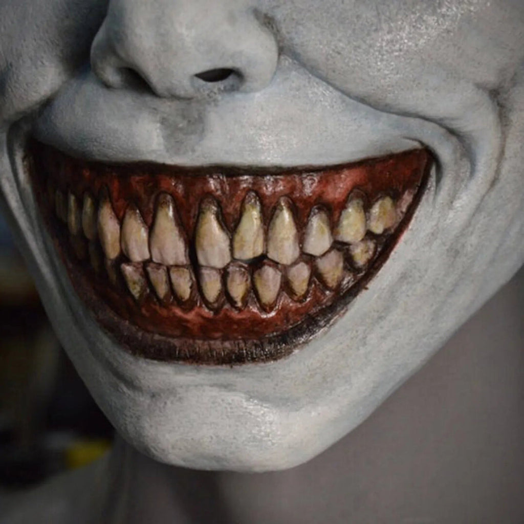 Halloween Mask Scary Demon Hooded Festival Cosplay Evil Mask
