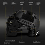 Halloween Mask Skull Tactical Helmet Outdoor Gear