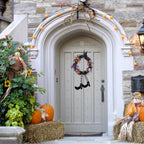 Halloween Witch Wreath Pumpkin Decorations