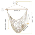 Hammock Chair Hanging Rope Seat