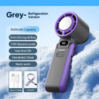 Handheld Turbo-Ventilator with Semiconductor Cooling for Instant Coolness