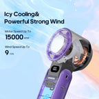 Handheld Turbo-Ventilator with Semiconductor Cooling for Instant Coolness