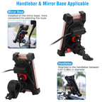 Handlebar Mirror Mobile Phone Holder