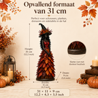 Handmade Autumn Witch Figurine