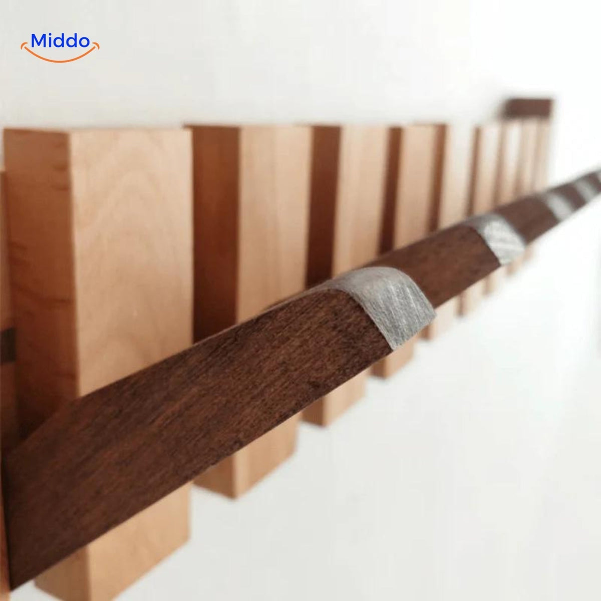 Wooden Piano Style Wall Hook | Handmade Organizer