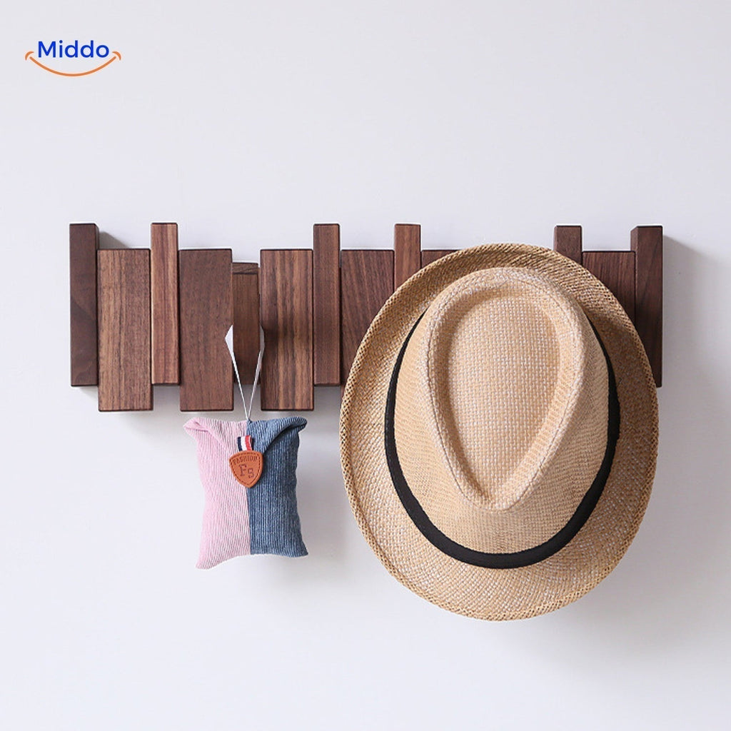 Wooden Piano Style Wall Hook | Handmade Organizer